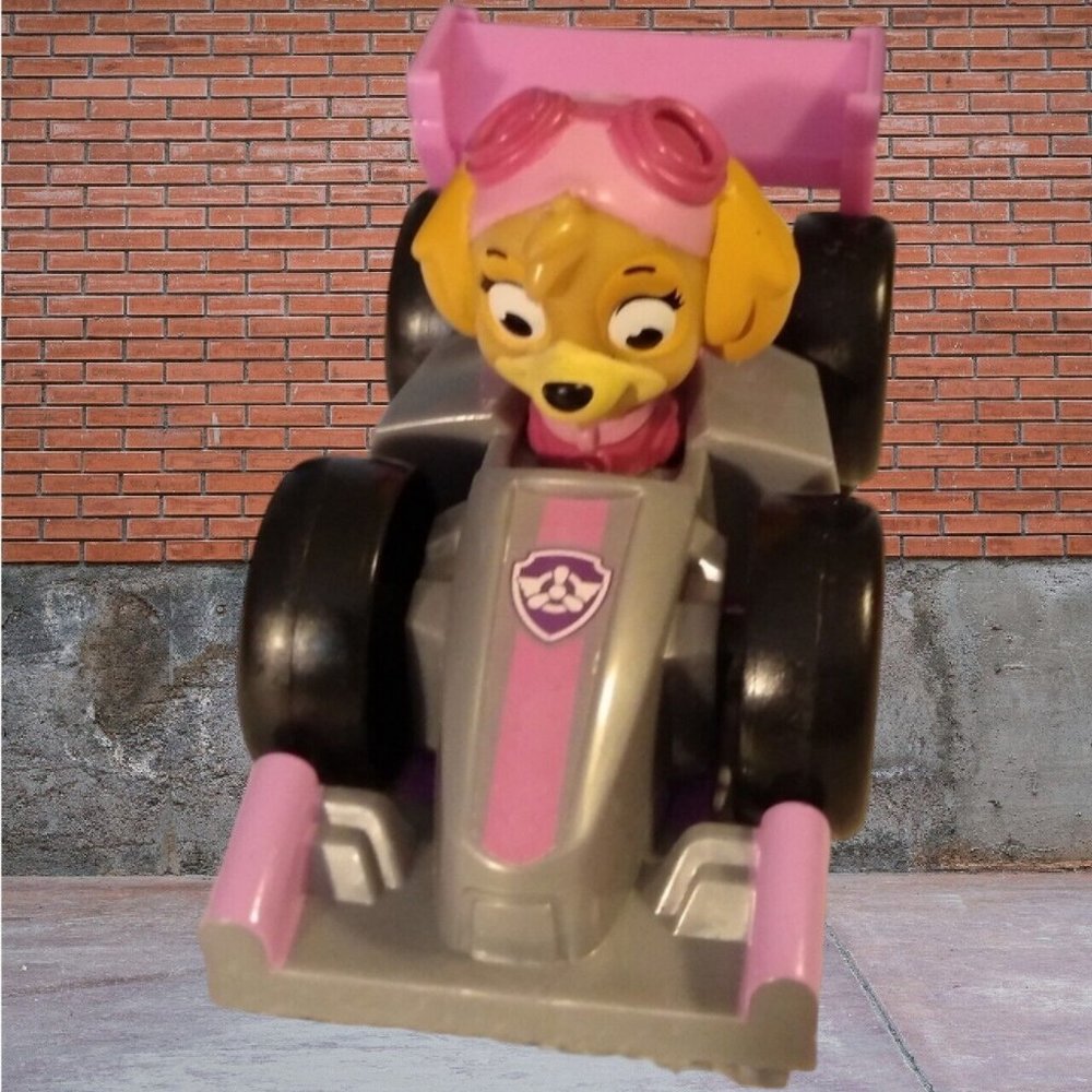Nickelodeon Paw Patrol Roadsters 2" Tall 4" Long Pink Recue Racer Vehicles Toy